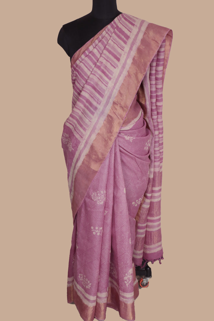 Tussar Silk Saree-Matkatus 