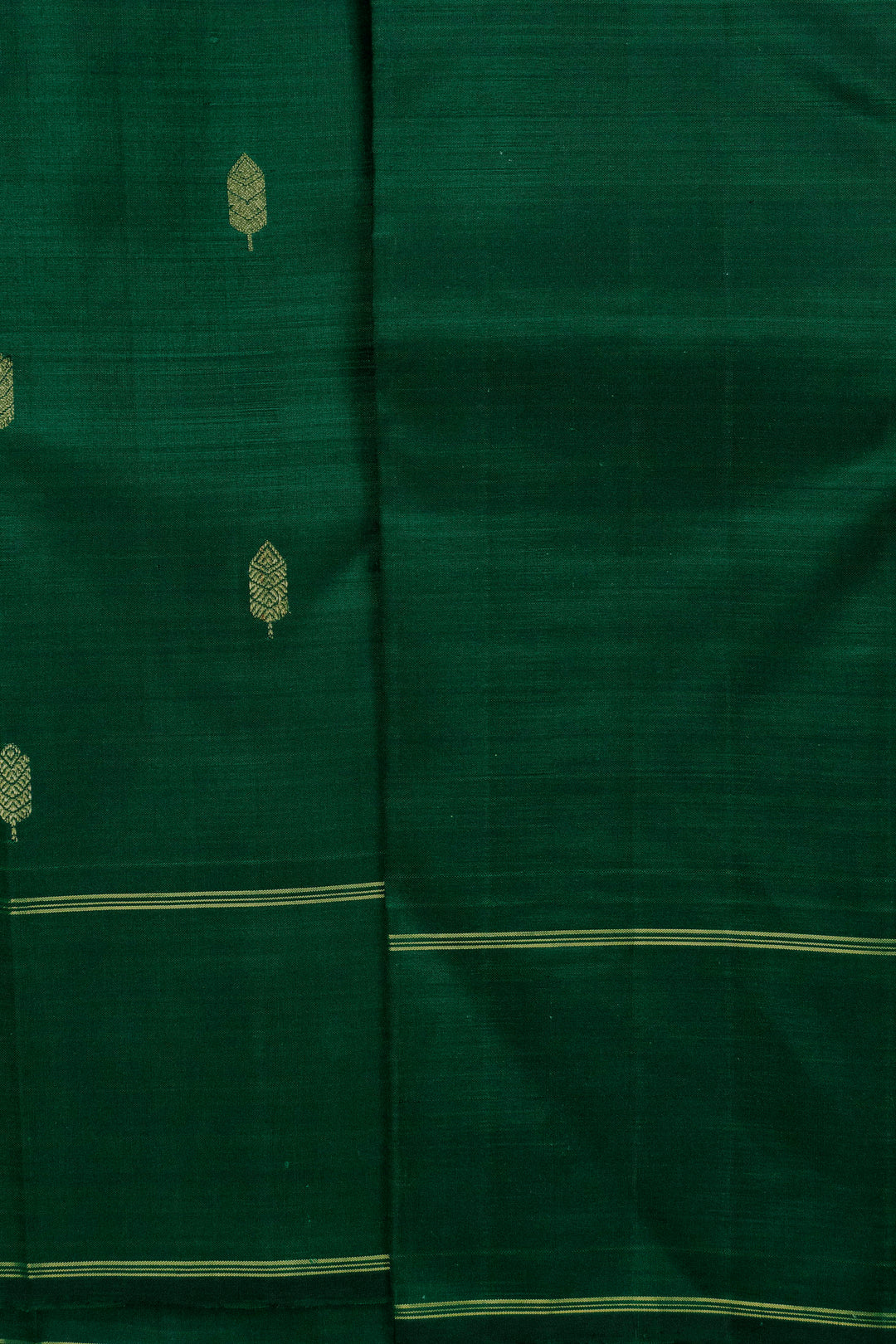 Forest Green Kanchipuram Silk saree