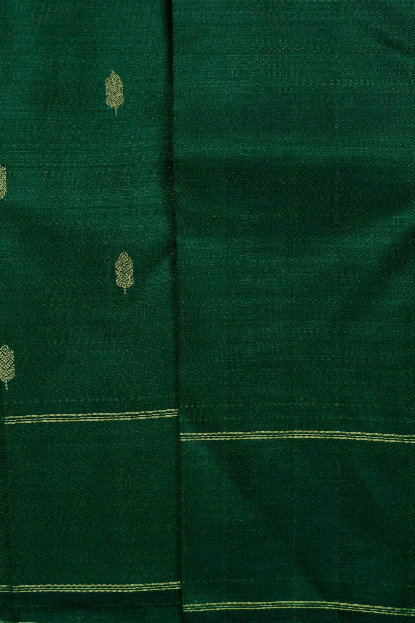 Forest Green Kanchipuram Silk saree