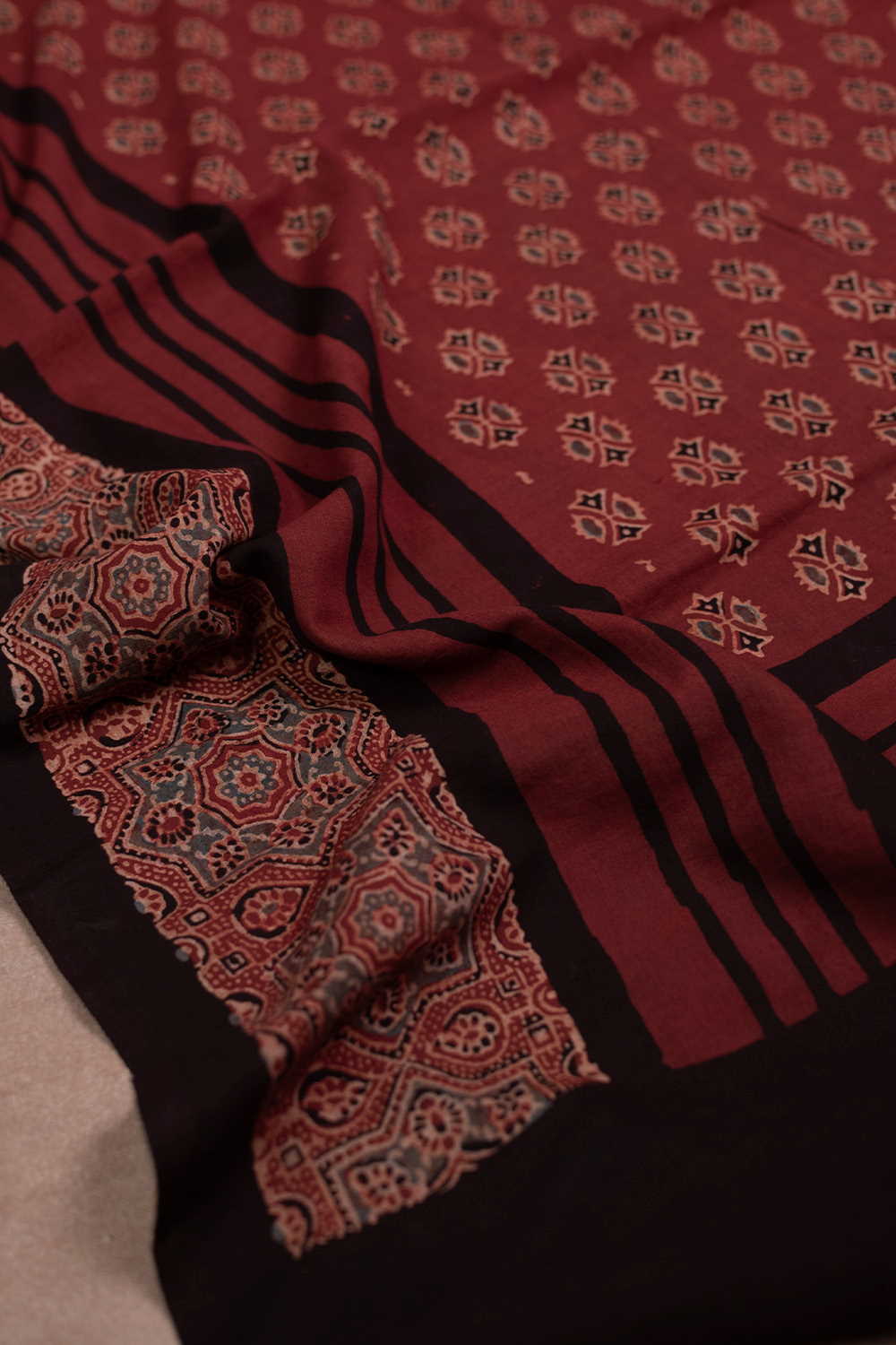 Block Printed Dupattas - Matkatus 