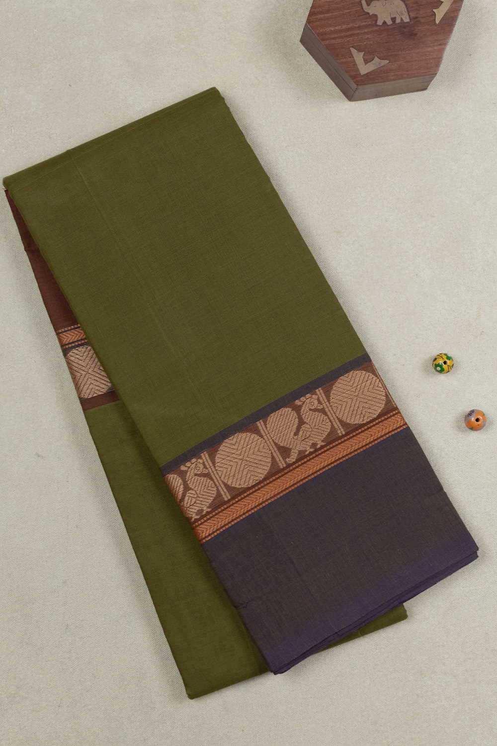 Kanchi Cotton Saree - Matkatus