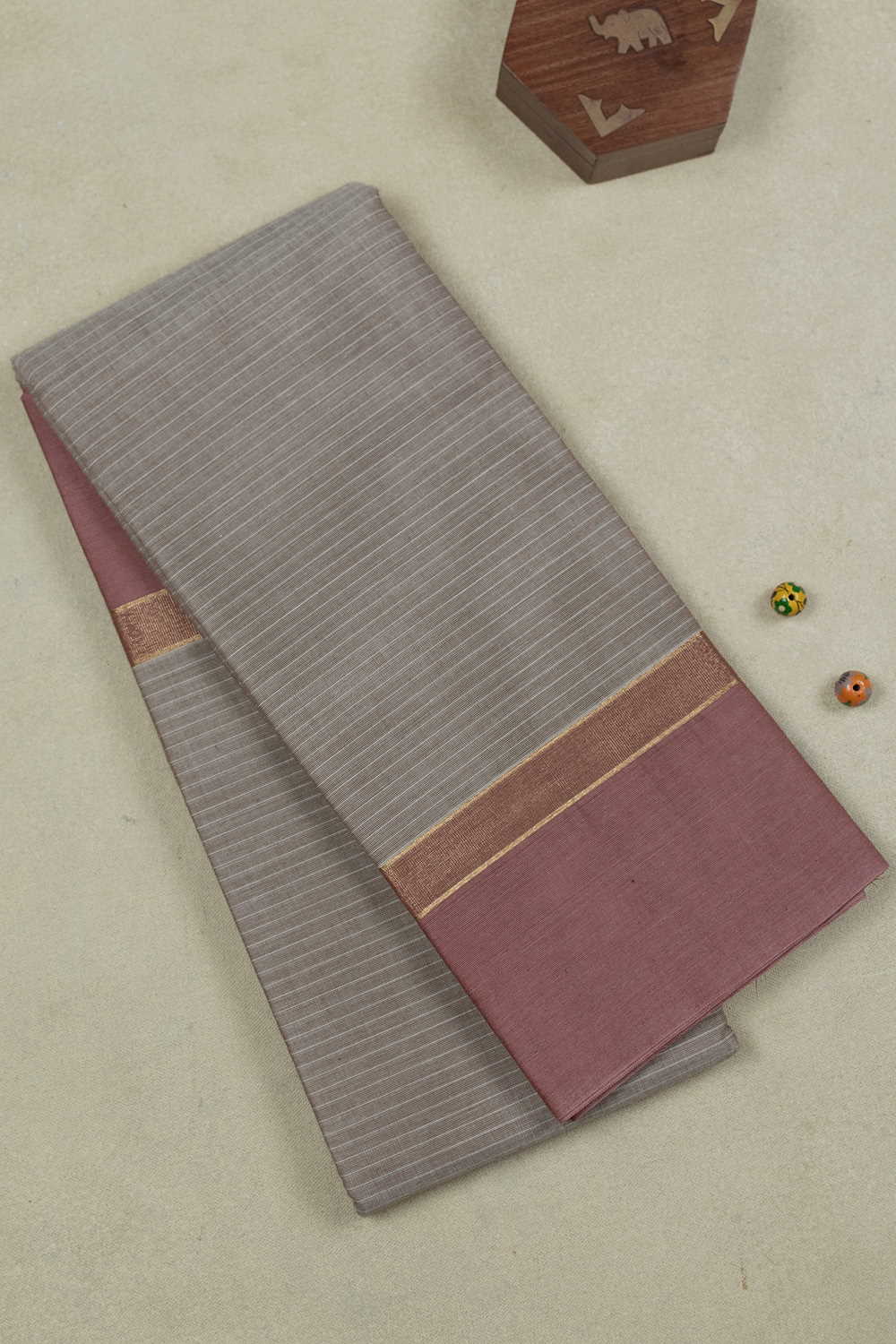 Kanchi Cotton Saree - Matkatus