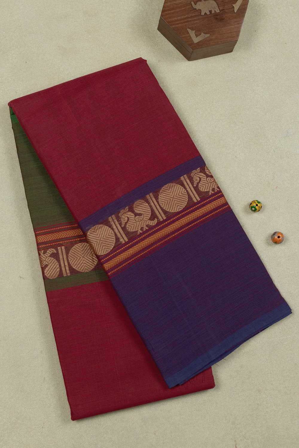 Kanchi Cotton Saree - Matkatus