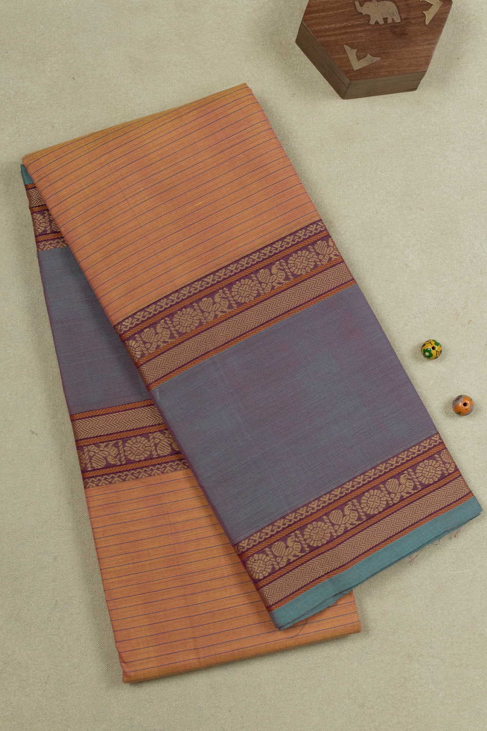 Kanchi Cotton Saree - Matkatus