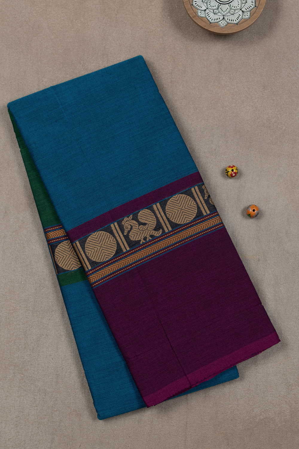 Kanchi Cotton saree-Matkatus 