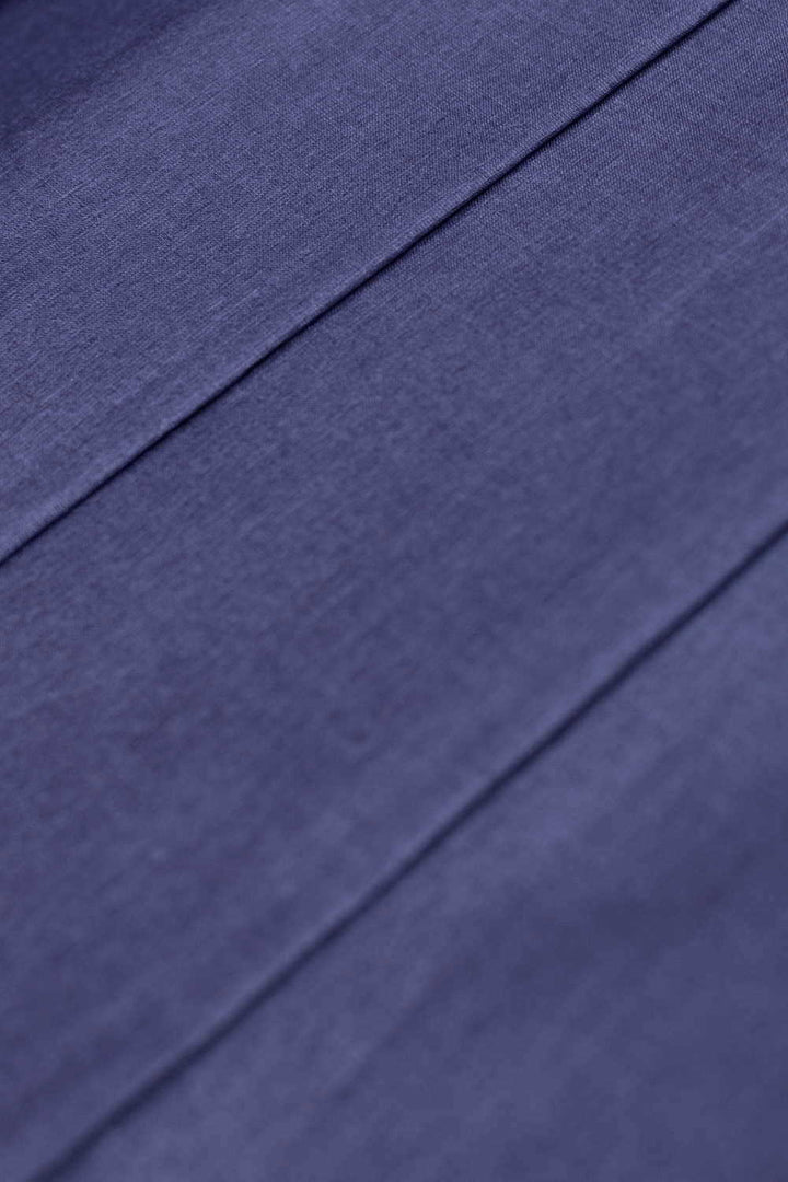 Dark Purple Handwoven Tussar Fabric