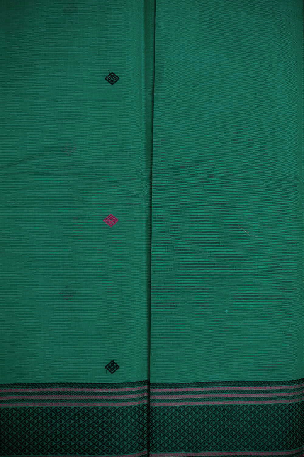 Seafoam Green Kanchipuram Cotton saree