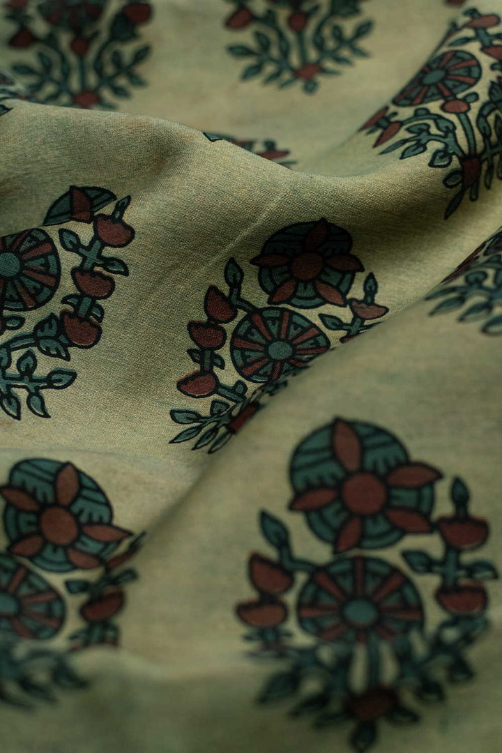 Block Printed Fabric-Matkatus 