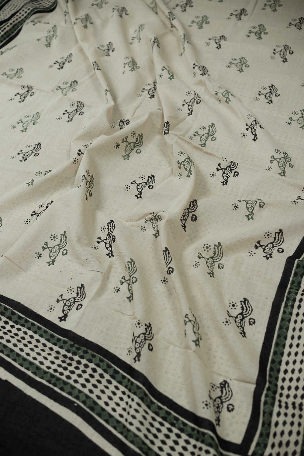 Block Printed Sarees - Matkatus 