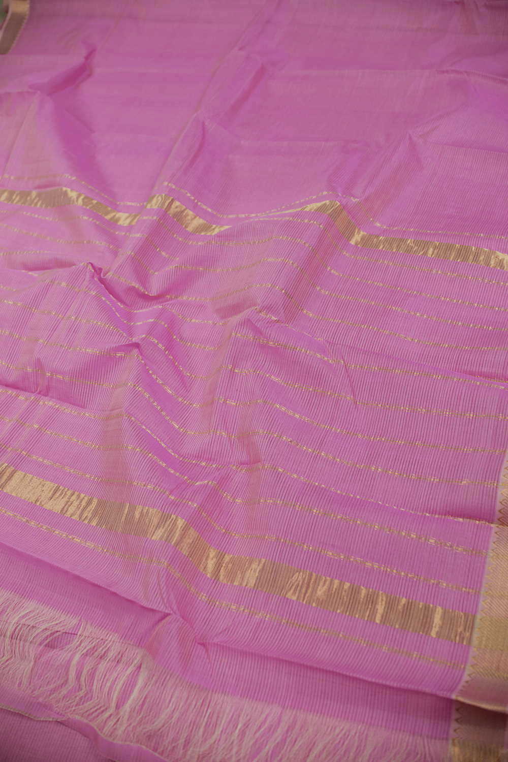 Barbie Pink Mangalagiri Silk Cotton saree