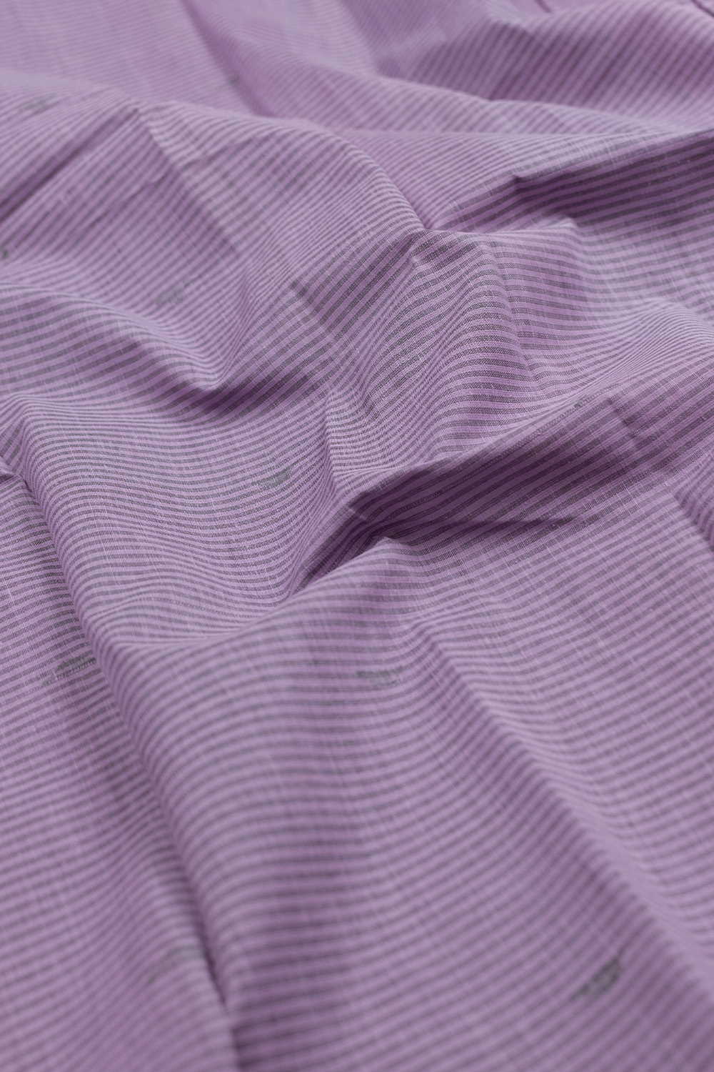 Light Purple Handwoven Cotton Fabric - 0.6m