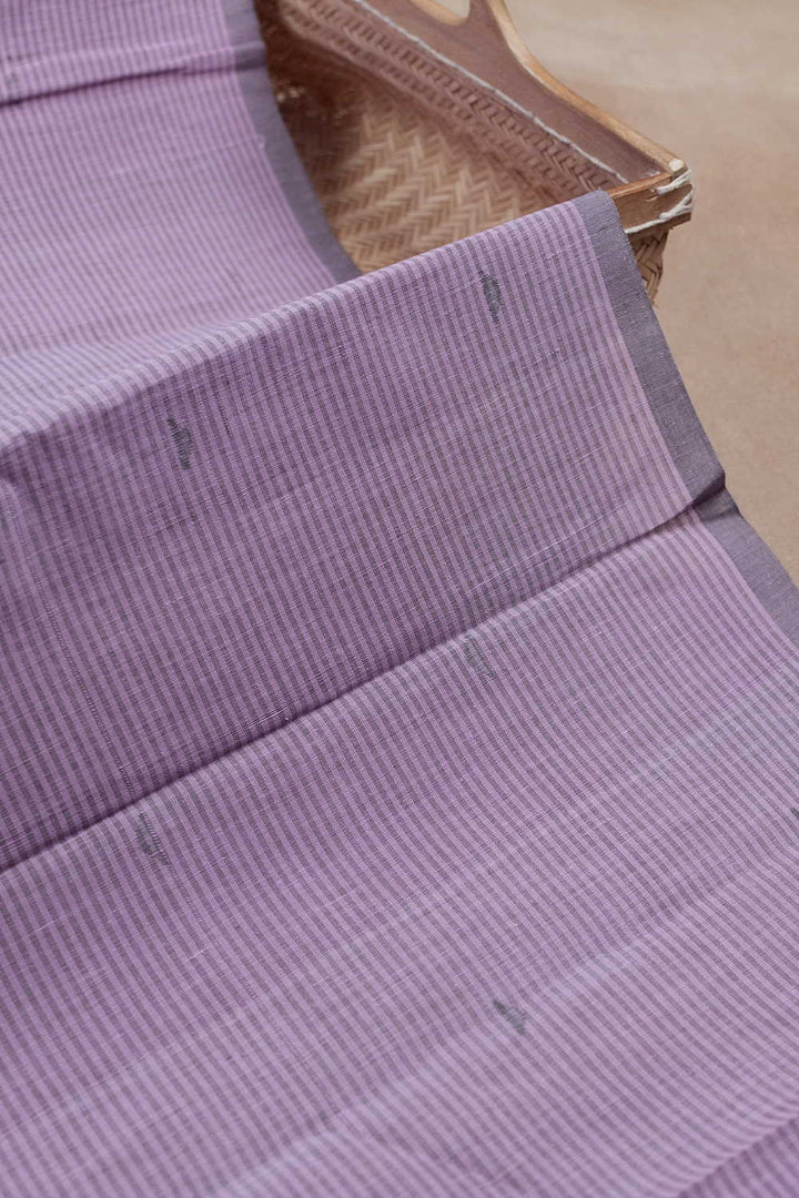 Light Purple Handwoven Cotton Fabric