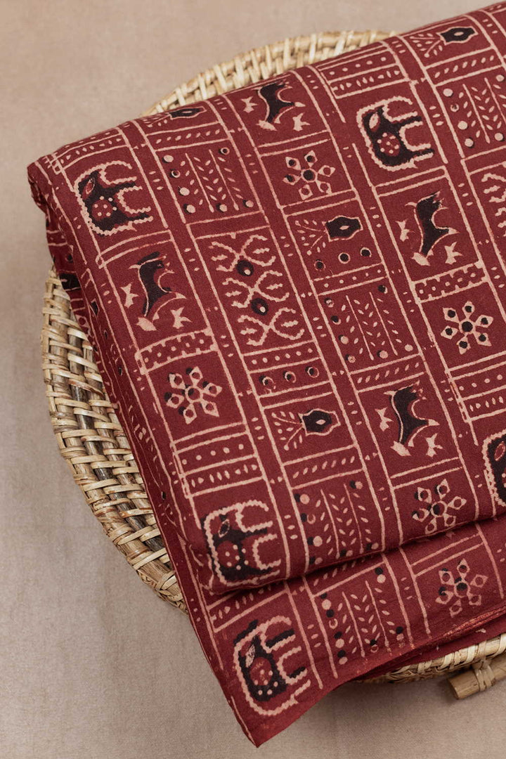 Ajrak Cotton Fabrics-Matkatus