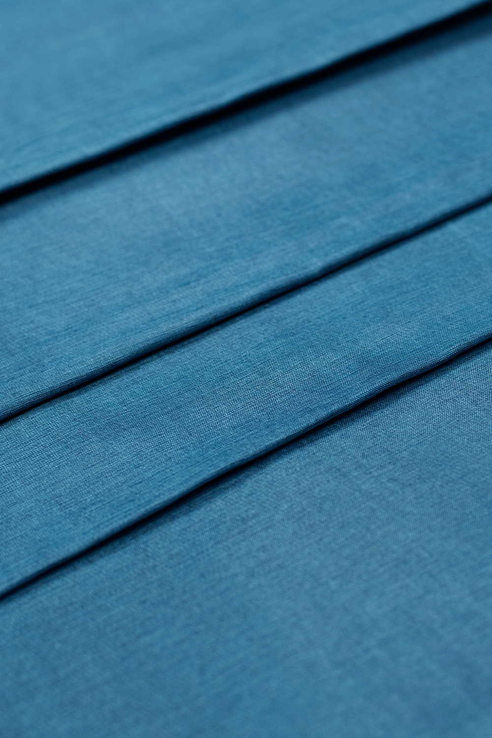 Cerulean Blue Handwoven Tussar Fabric