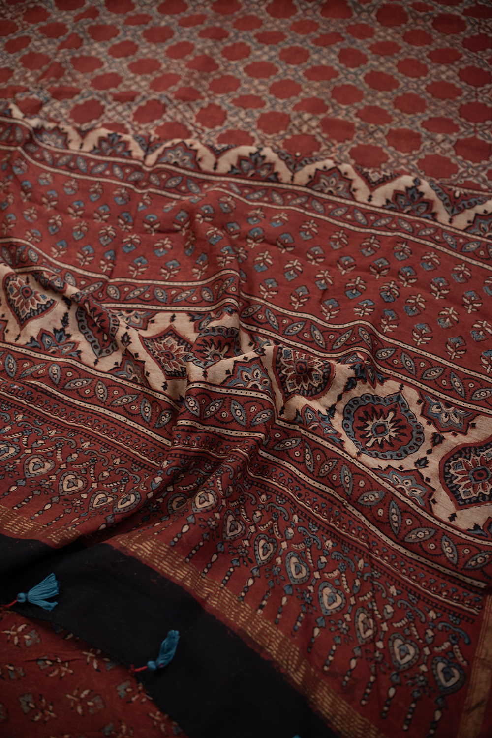 Ajrak Saree-Matkatus 