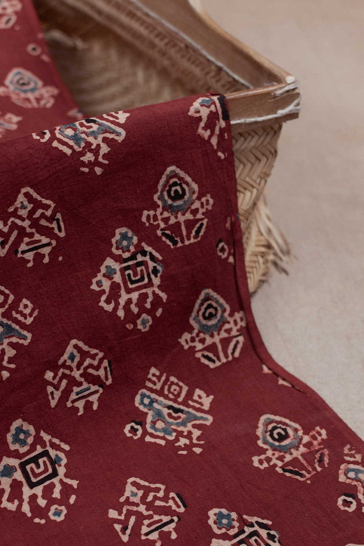 Ajrak Cotton Fabrics - Matkatus 