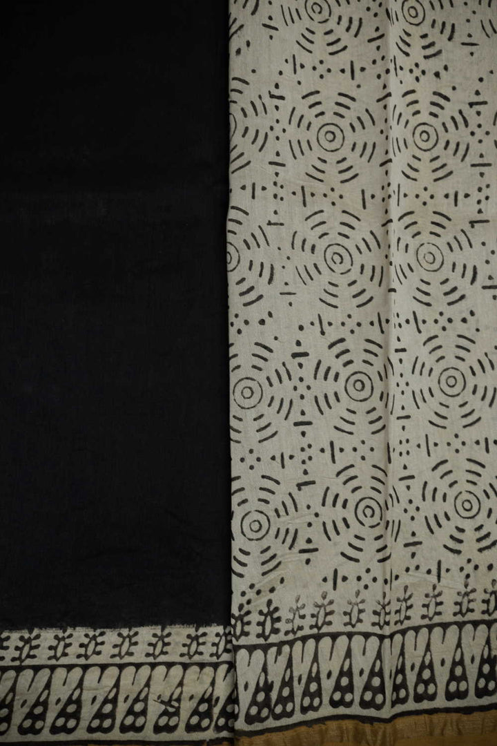 Block Printed Saree-Matkatus 