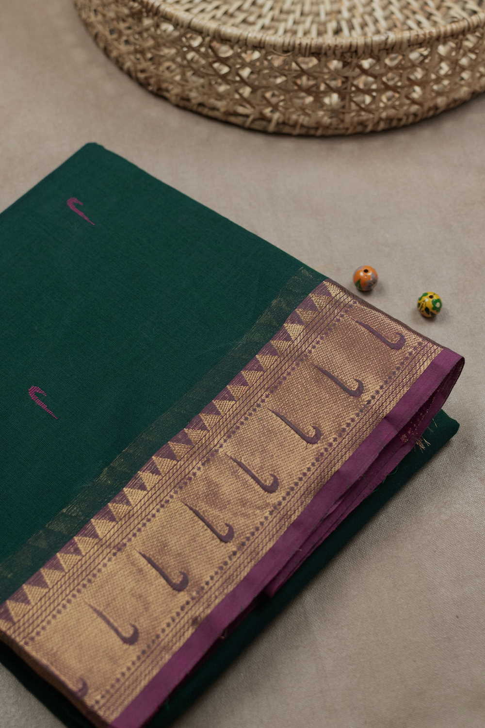 Kanchi Cotton Saree - Matkatus