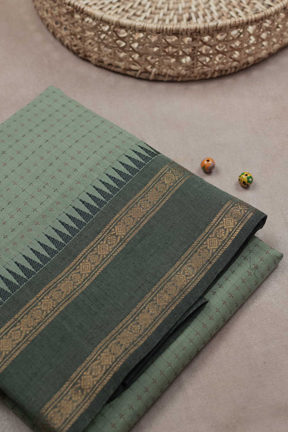 Kanchi Cotton Saree - Matkatus