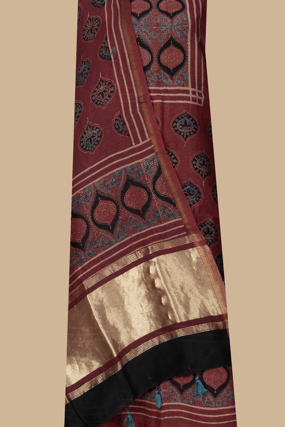 Ajrak Top & Dupatta - Matkatus 