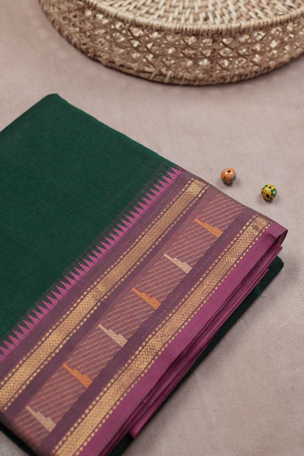 Kanchi Cotton Saree - Matkatus