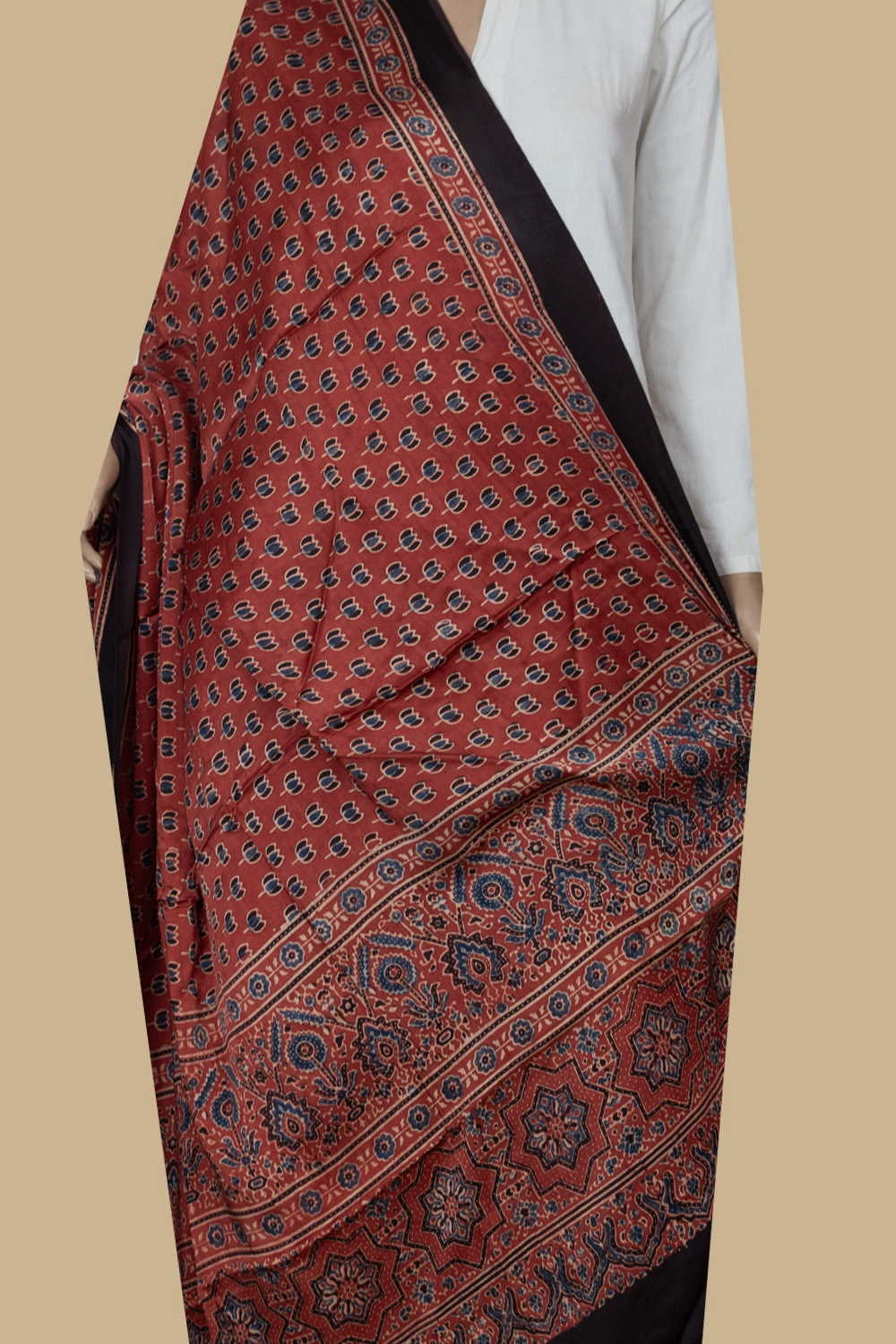 Block Printed Dupattas - Matkatus 