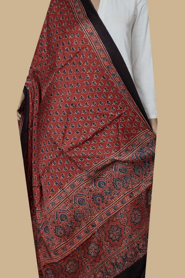 Block Printed Dupattas - Matkatus 