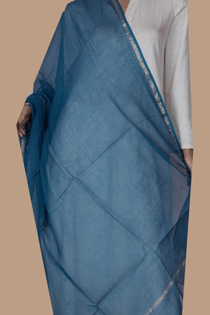 Shade of Blue Kota Cotton Dupatta