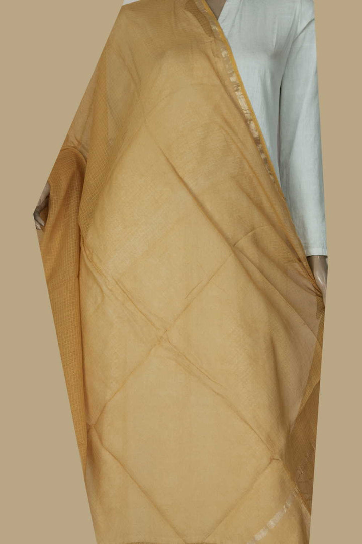 Dark Yellow Kota Cotton Dupatta