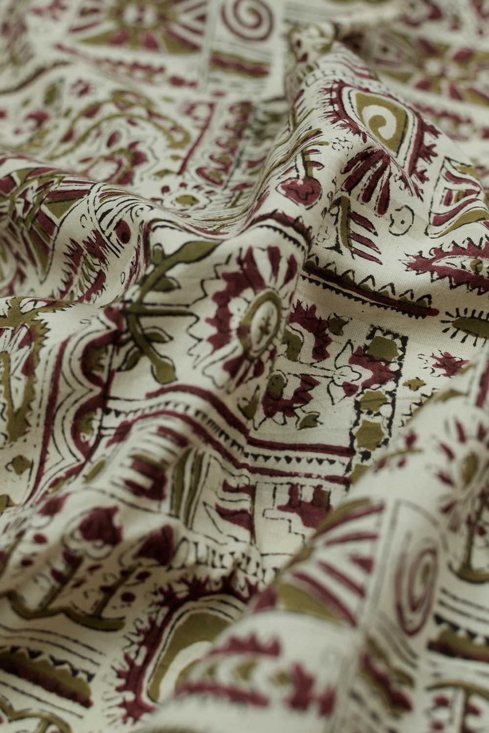 Block Printed Fabric-Matkatus 