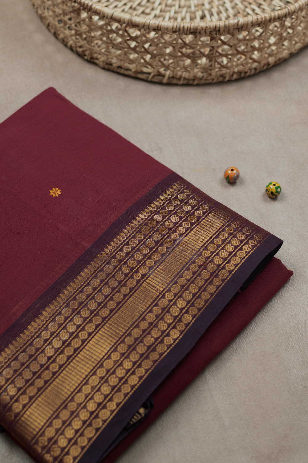 Kanchi Cotton Saree - Matkatus