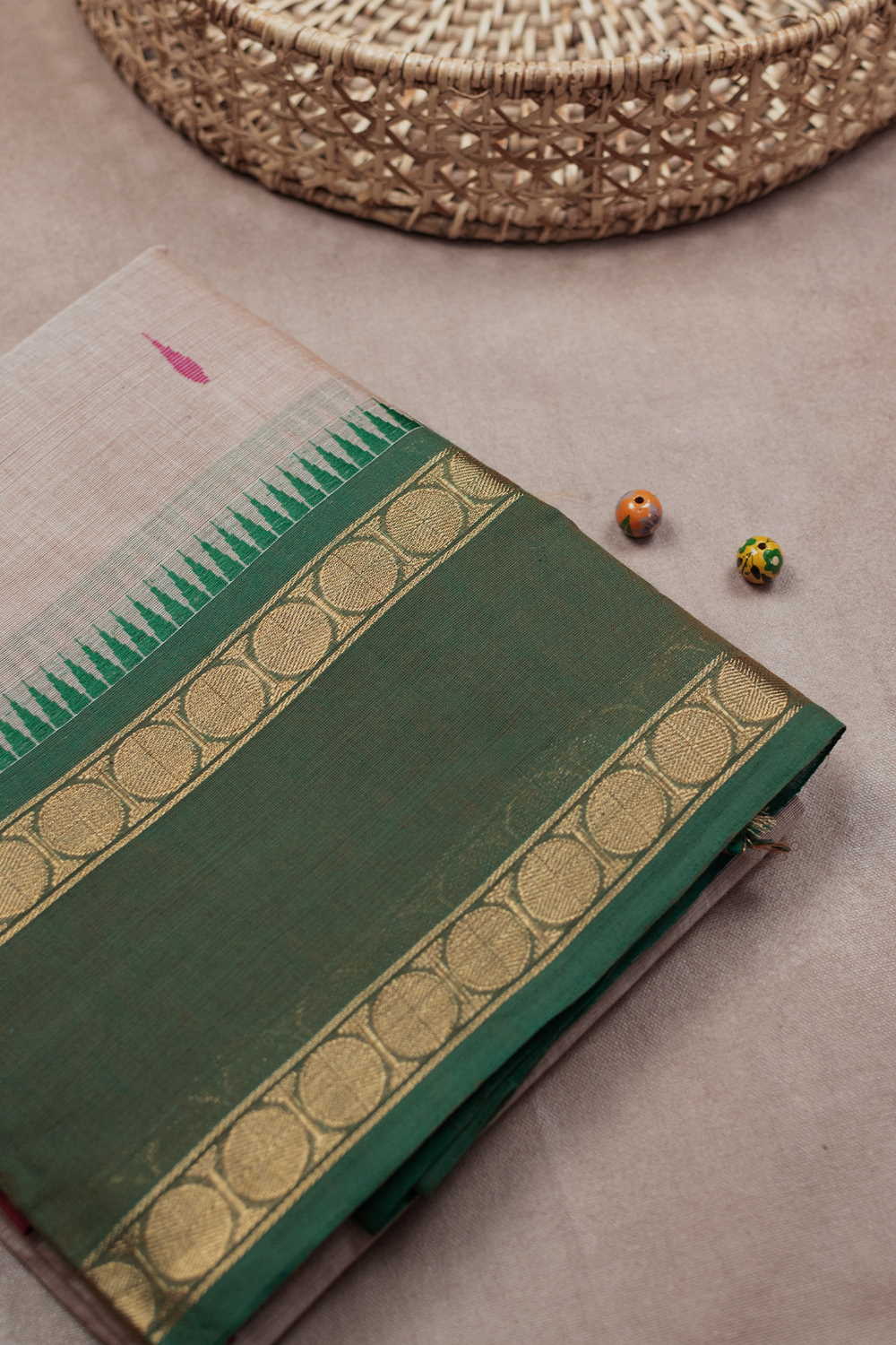 Kanchi Cotton Saree - Matkatus