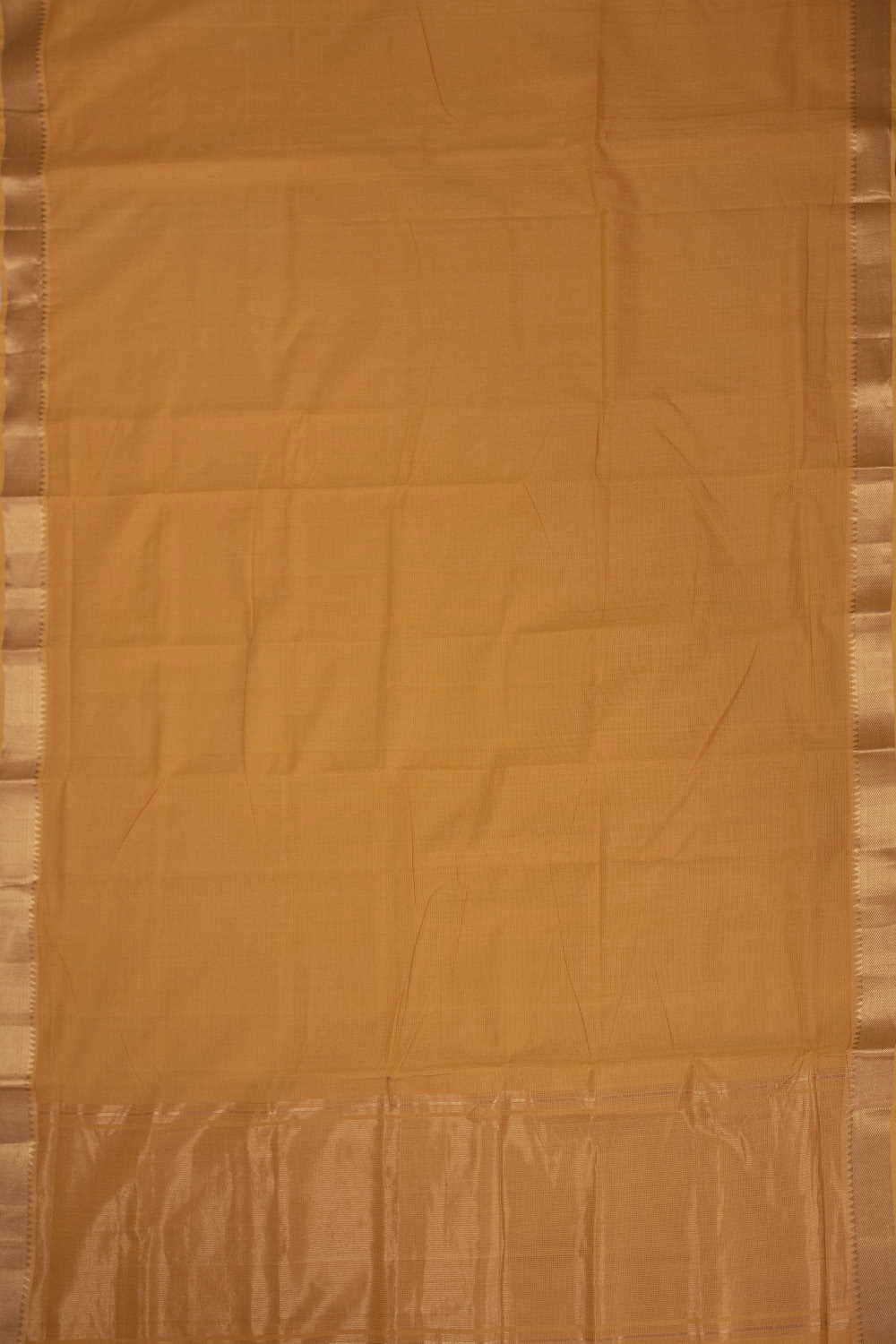 Dark Yellow Mangalagiri Cotton saree