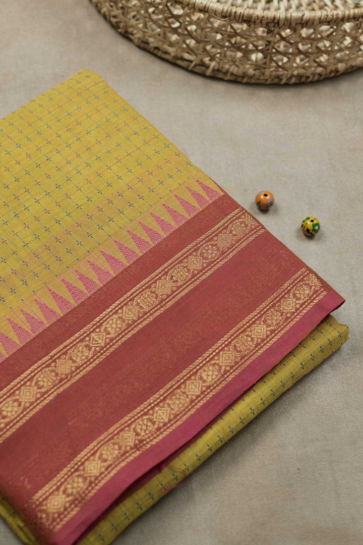 Kanchi Cotton Saree - Matkatus