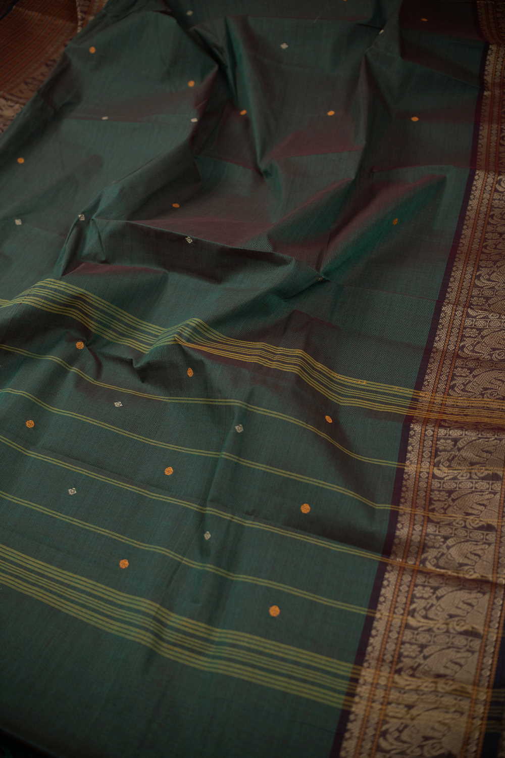 Kanchi Cotton Saree-Matkatus 