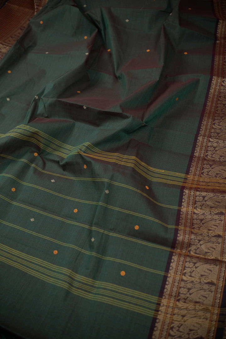 Kanchi Cotton Saree-Matkatus 