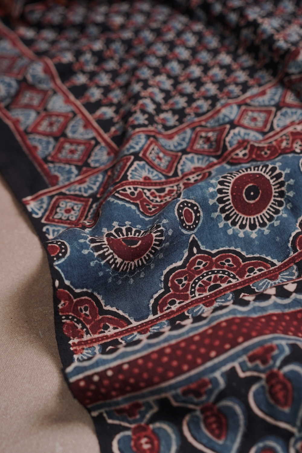 Block Printed Dupattas - Matkatus 