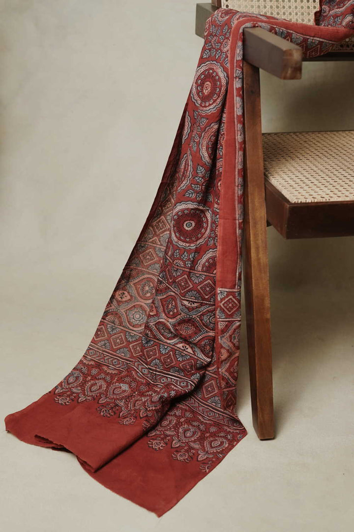 Block Printed Dupattas - Matkatus 