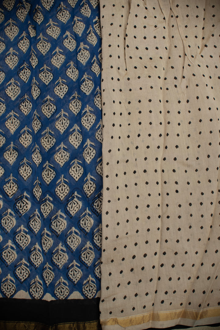 Block Printed Saree-Matkatus 