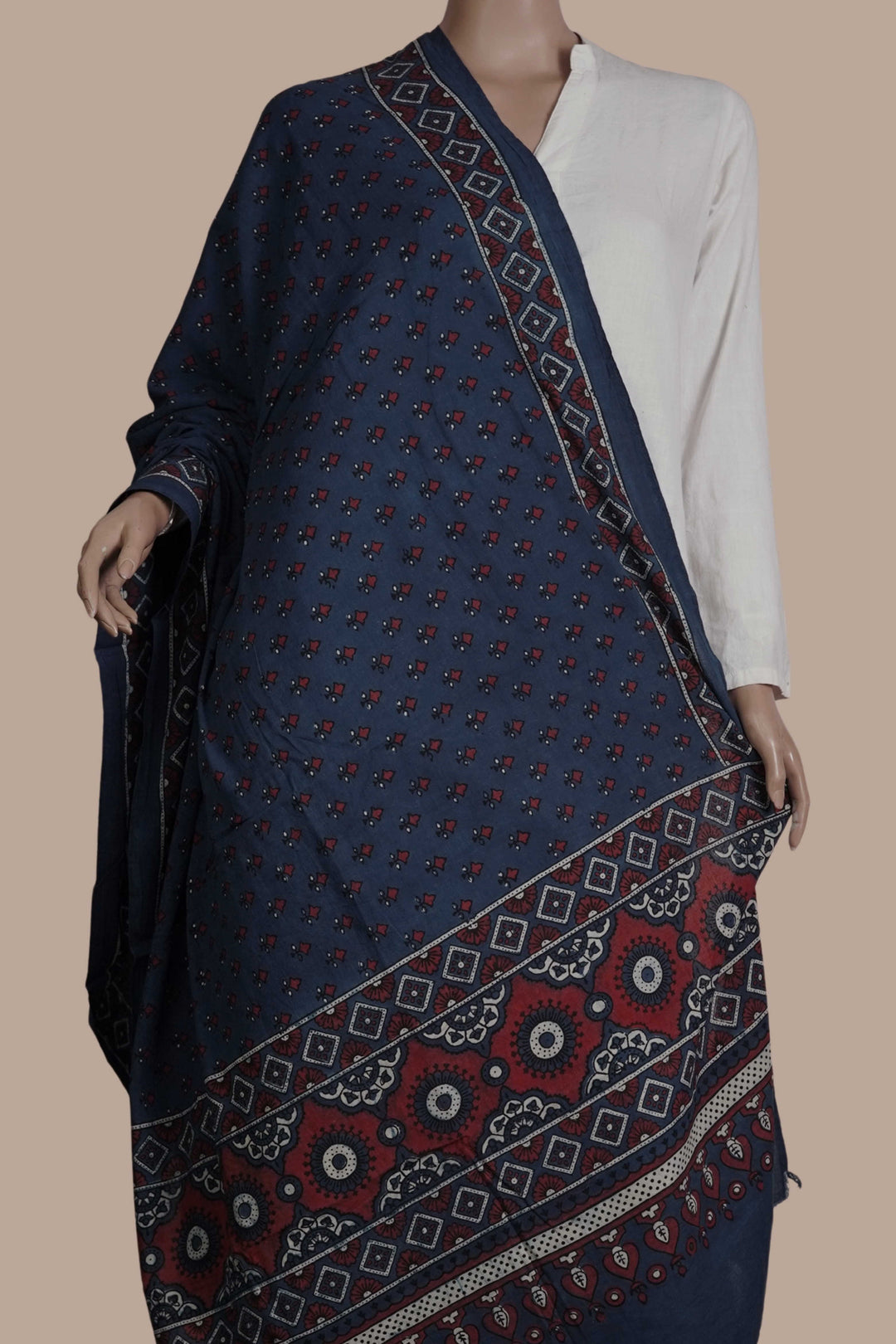 Block Printed Dupattas - Matkatus 