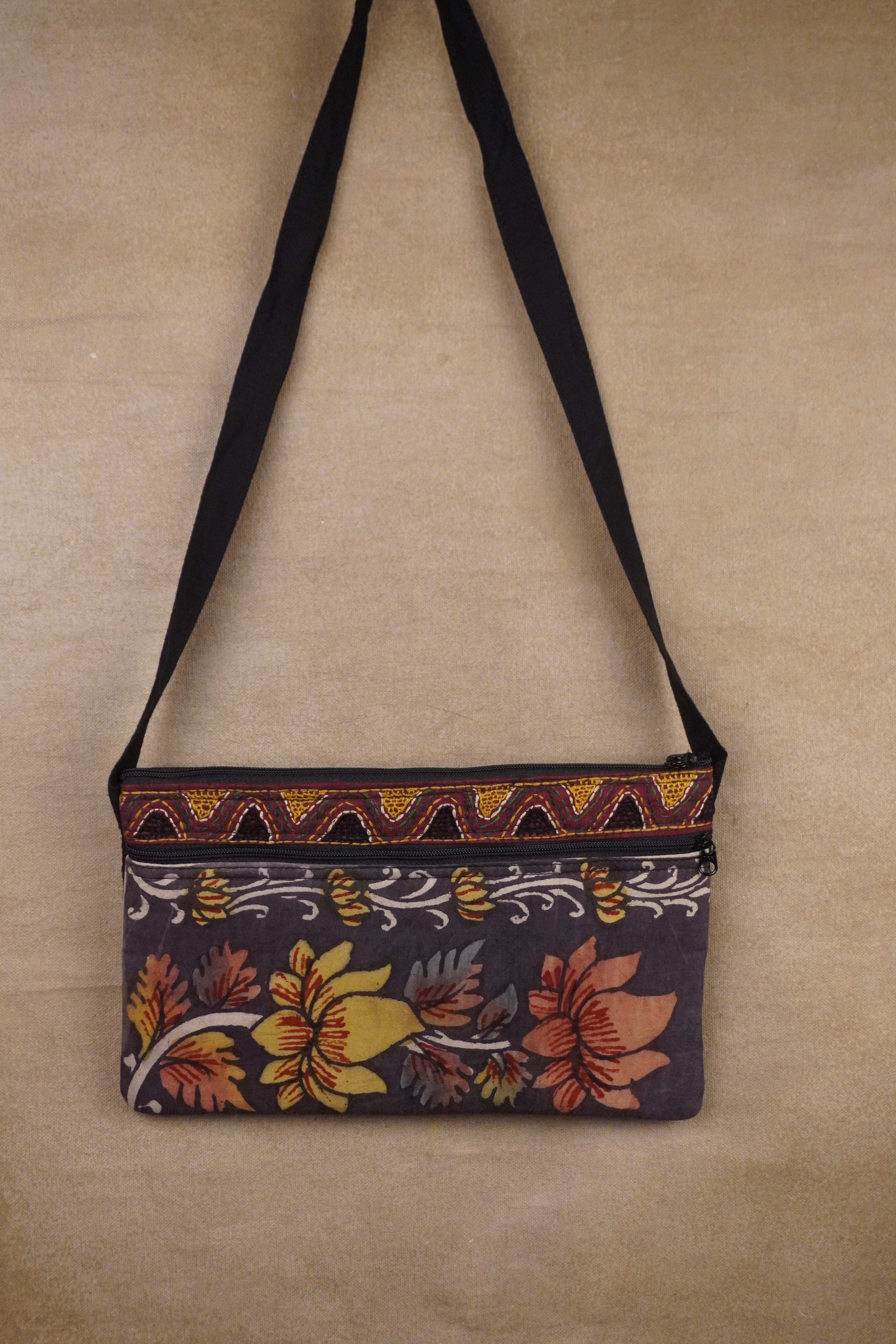 Hand Painted Mobile Sling Bag