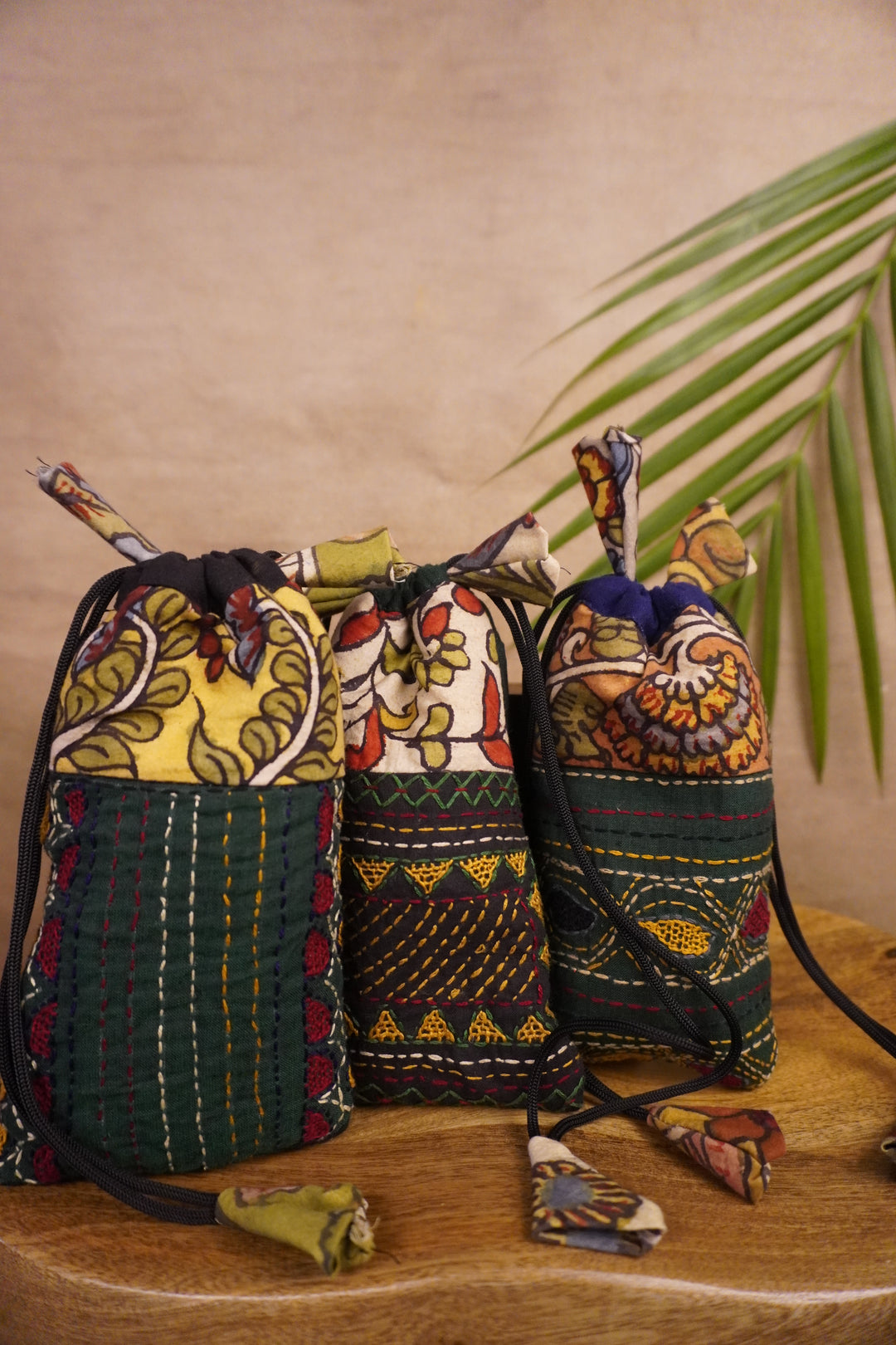 Painted Kalmakari Bags-Matkatus 