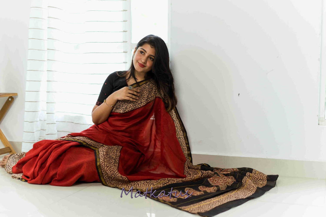 Chanderi Saree-Matkatus 