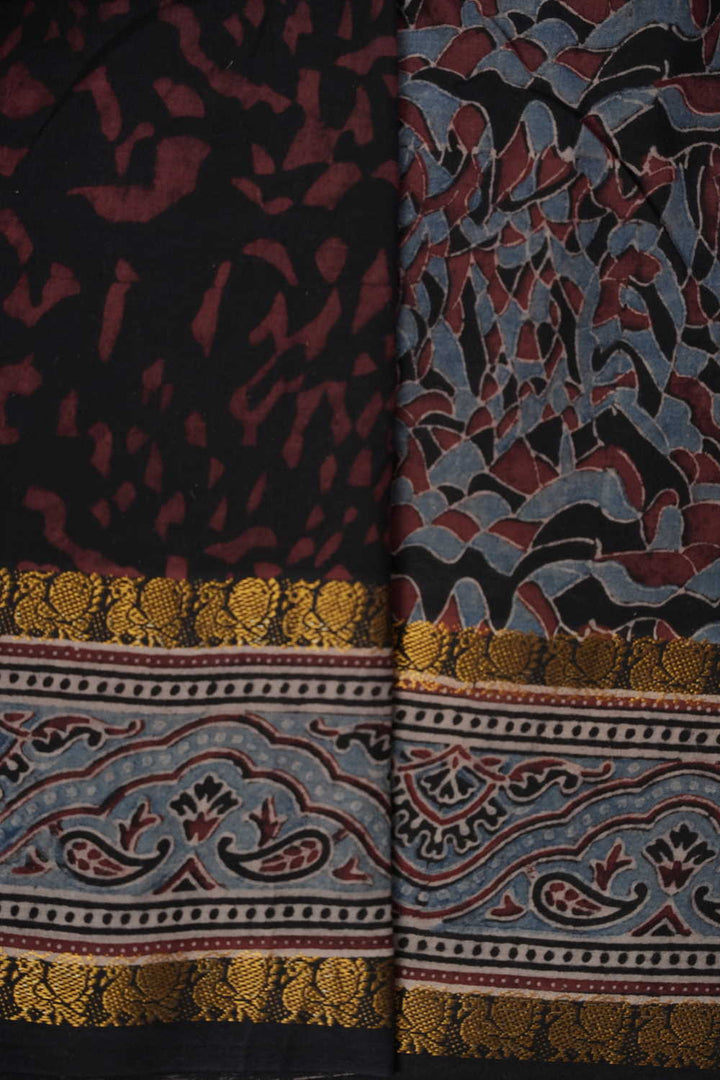 Block Printed Cotton Sarees - Matkatus 