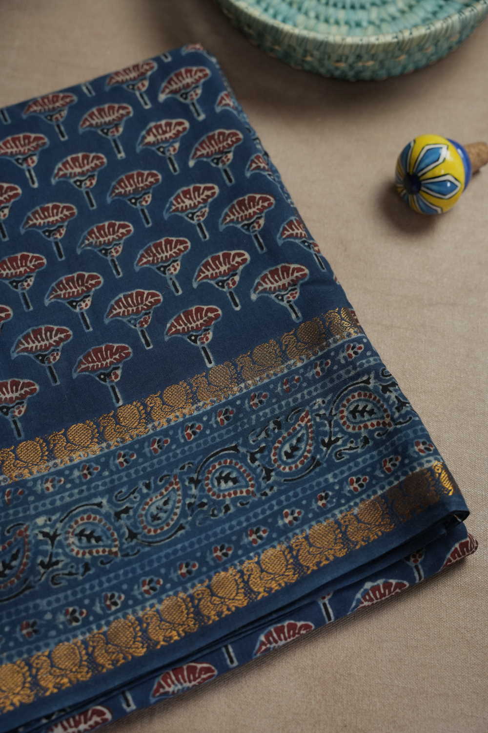 Ajrak Cotton Sarees - Matkatus