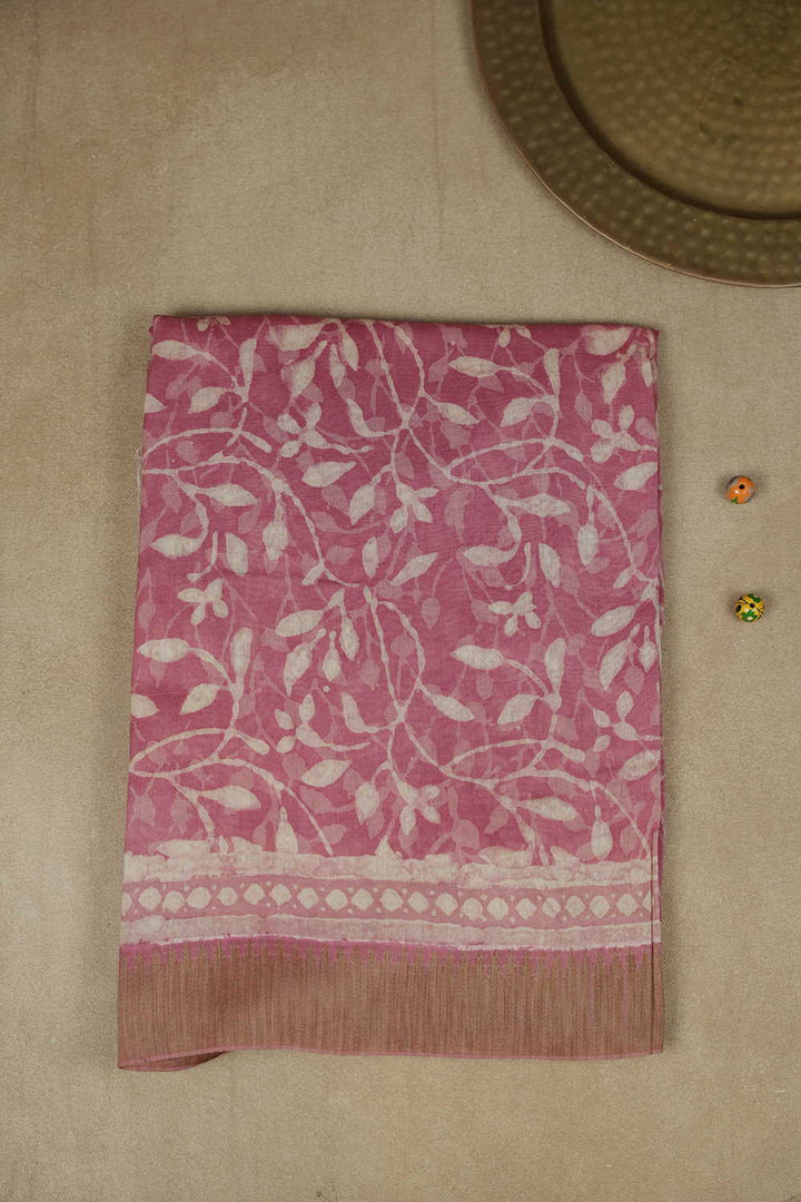 Printed Silk Cotton Saree-Matkatus