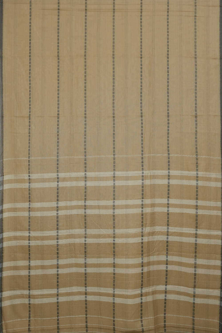 Beige Narayanpet Cotton saree