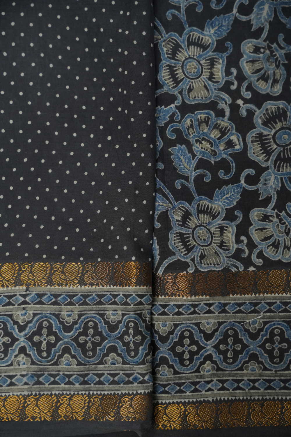 Block Printed Cotton Sarees - Matkatus 