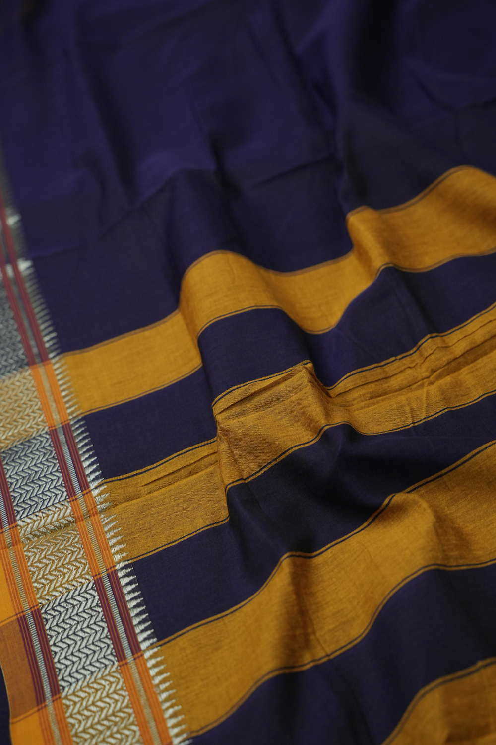 Royal Blue Narayanpet Cotton saree