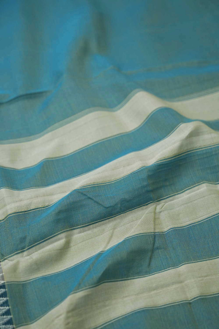 Shade of Ice Blue Narayanpet Cotton saree